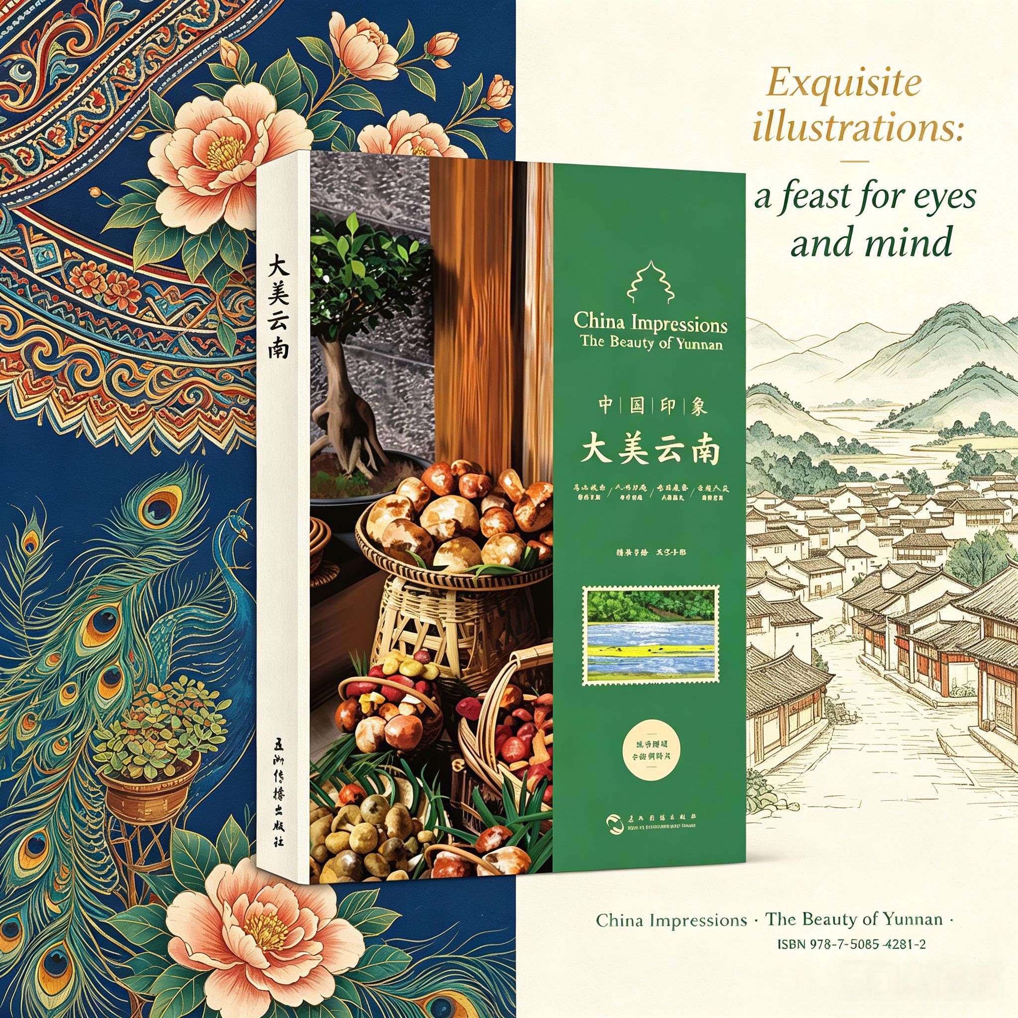 China Impressions: The Beauty of Yunnan (Bilingual Notebook / Hardcover)