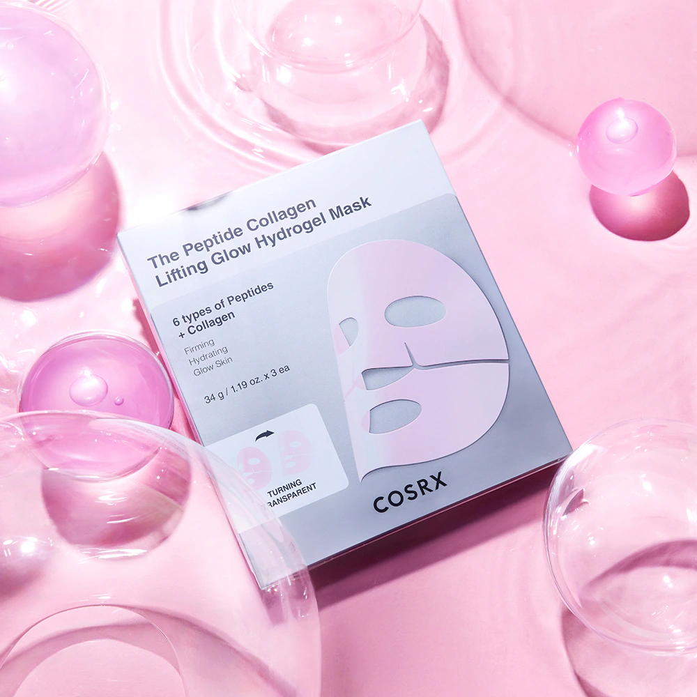The Peptide Collagen Lifting Glow Hydrogel Mask 3er Pack