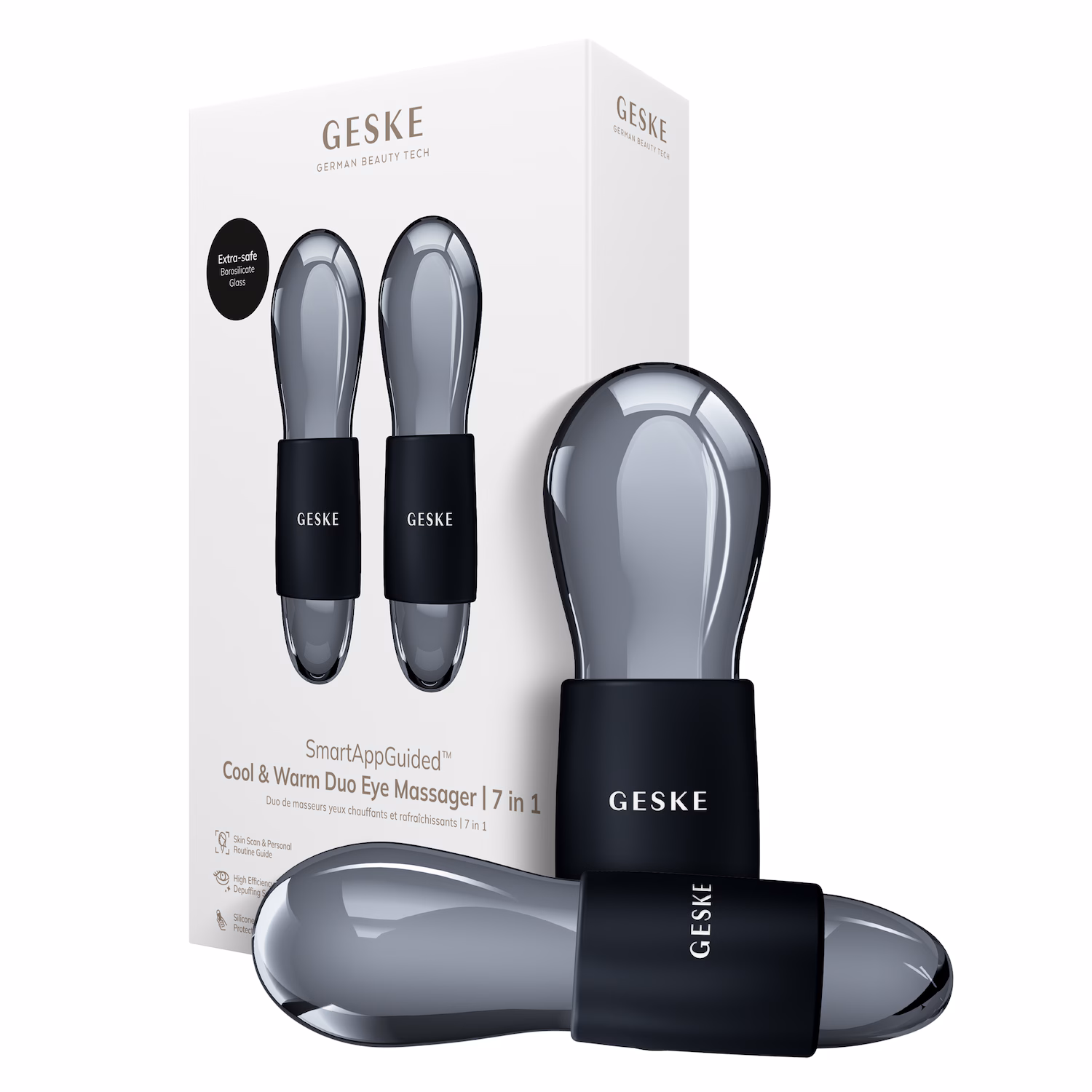 GESKE SmartAppGuided™ Cool & Warm Duo Eye Massager | 7 in 1