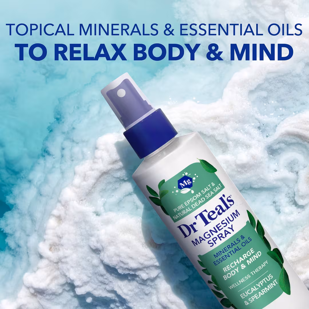 Dr Teal's  Eucalyptus Magnesium Spray with Natural Dead Sea Salt