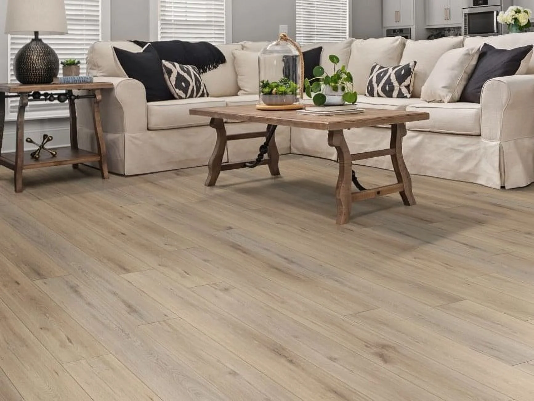 Champion, 7 in. x 48 in. Color Walnut, Luxury Vinyl Plank Flooring (18.91 sq. ft. / Carton)