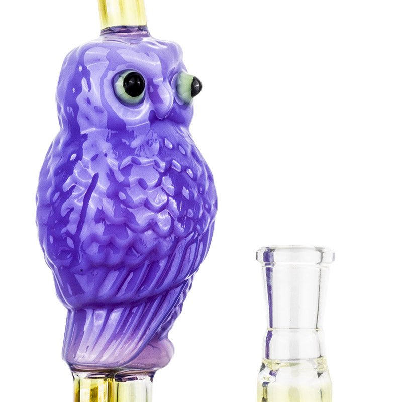 8 Owl Theme Glass Bong
