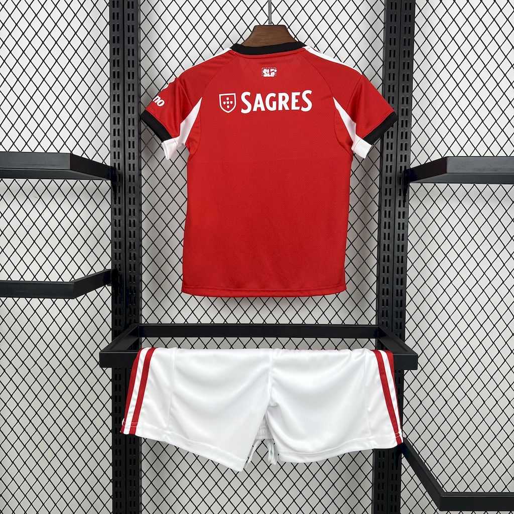 2025/2026 Benfica Football Club Home Football Shirt（Kids Kit socks）