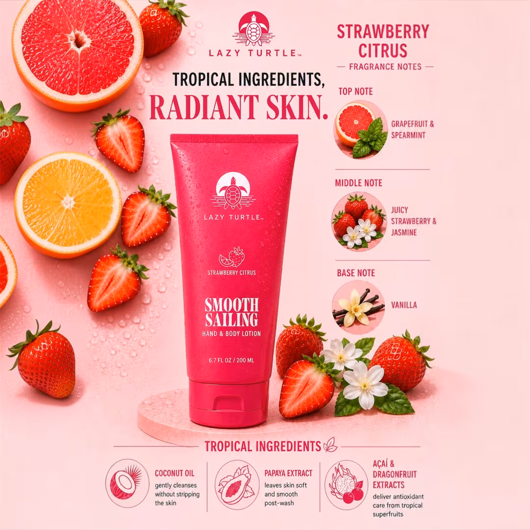 Lazy Turtle Beauty  Smooth Sailing Hand and Body Lotion