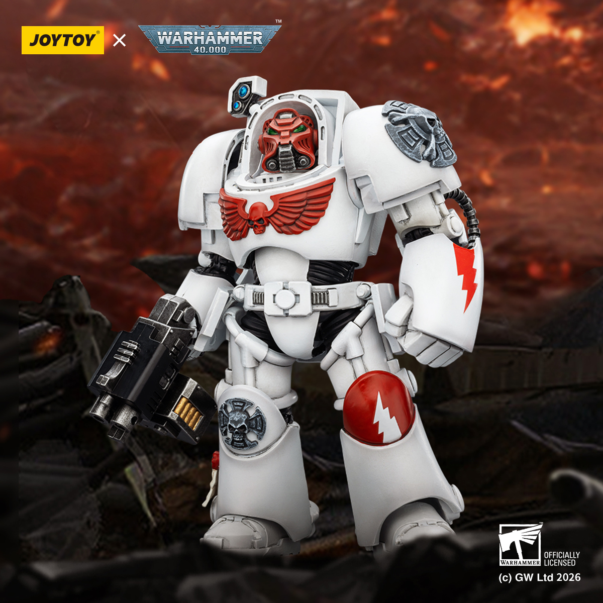 JOYTOY Warhammer 40k 1: 18 White Scars Terminators - JOYTOY WORLD