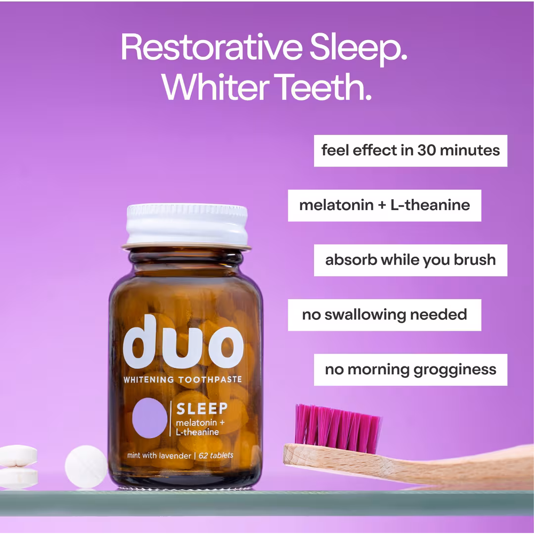 Duo Toothpaste  Sleep Whitening Toothpaste Tablets