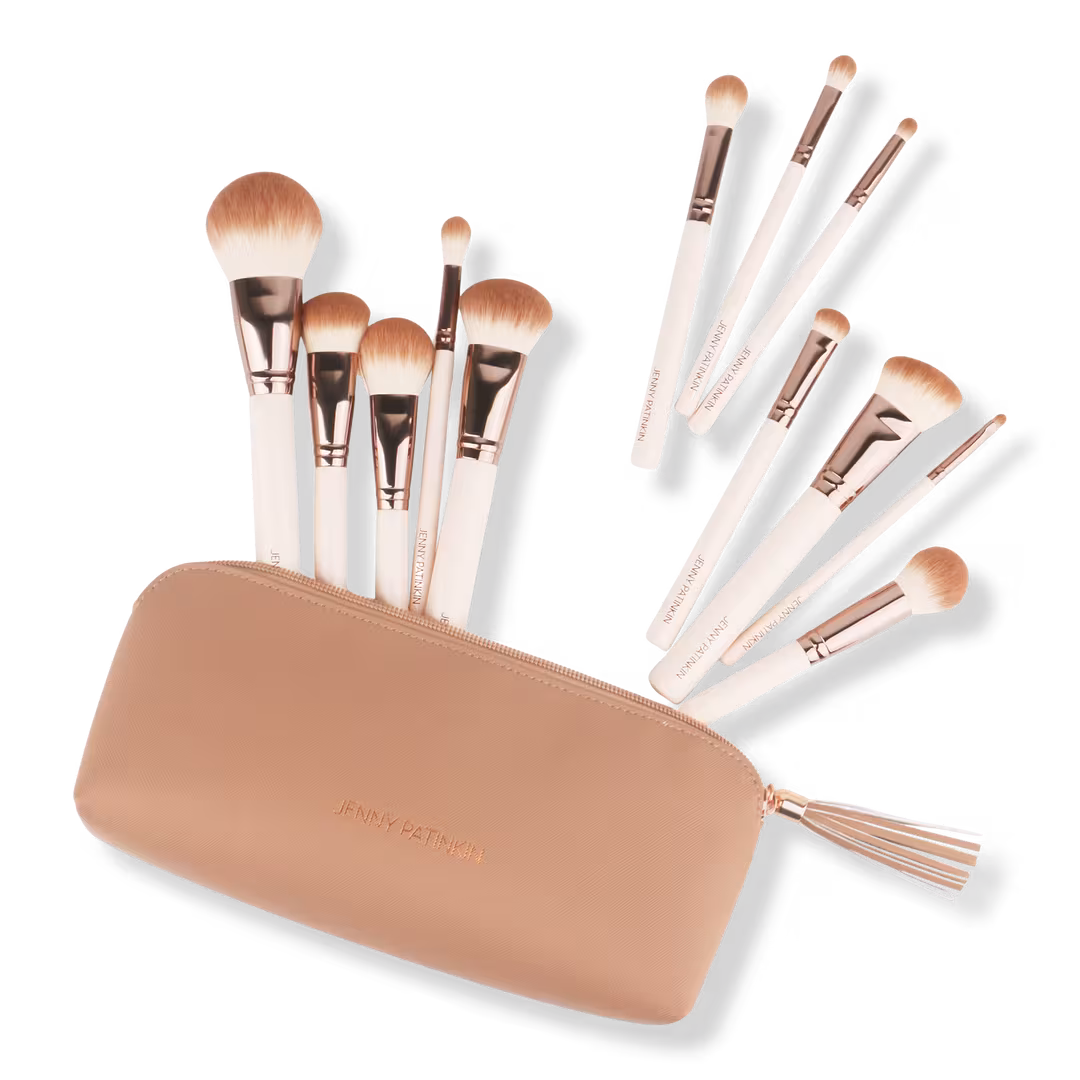 Jenny Patinkin  Quiet Luxury Collection 12-Piece Makeup Brush Set | Vegan Professional Brushes