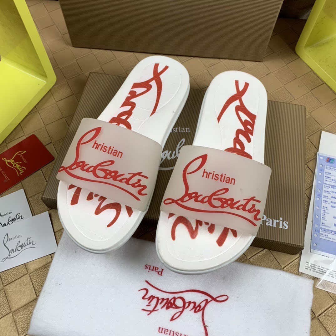 CHRISTIAN LOUBOUTIN SLIPPERS - CCSHOES