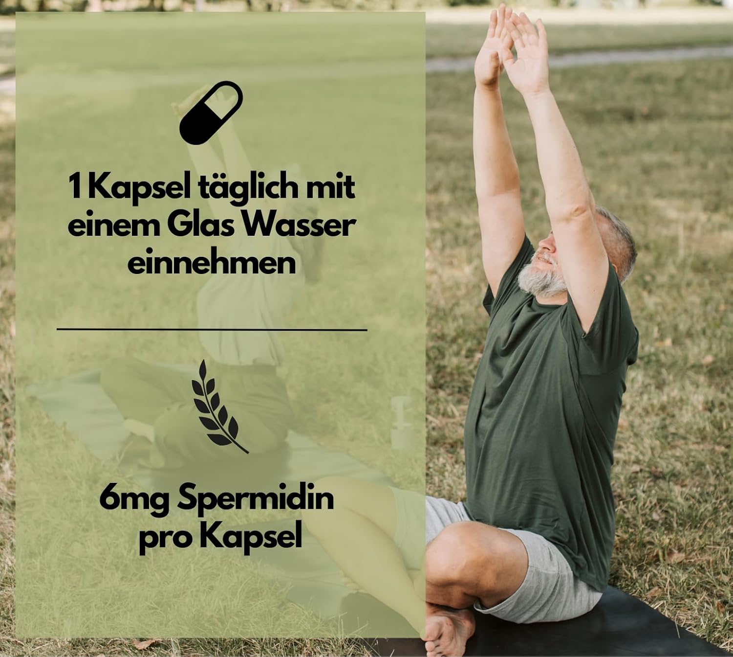 EXVital® Spermidin Kapseln, 6mg Spermidin pro Kapsel