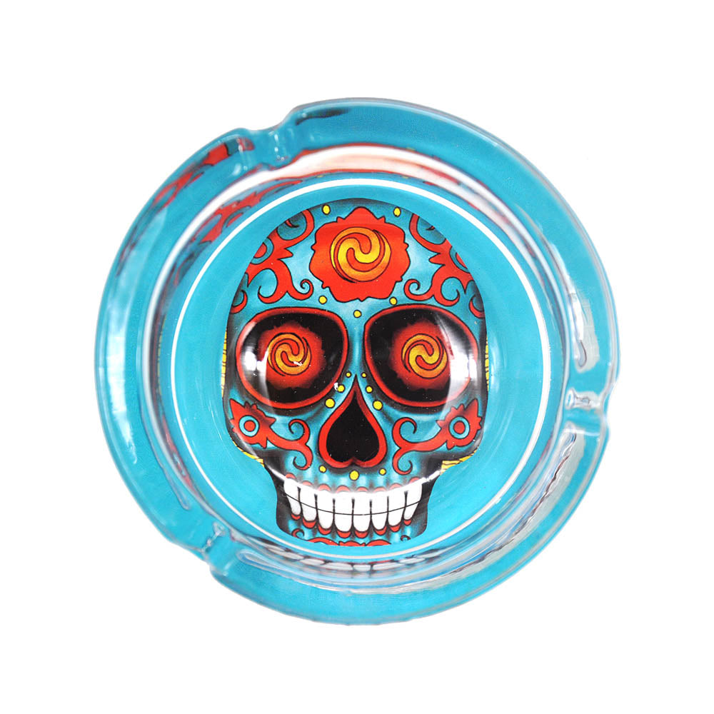 Glass Cigarette Ashtray (Random Pattern)