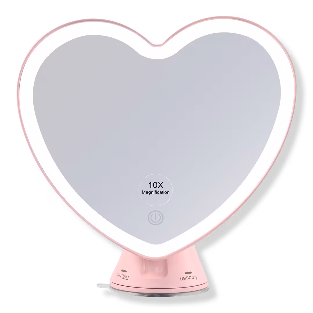 Impressions Vanity  Sweetheart 10x Magnified LED Mirror
