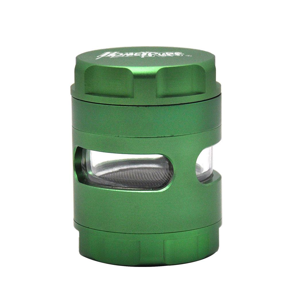 Window Aluminum Alloy Weed Grinder 4 Layer