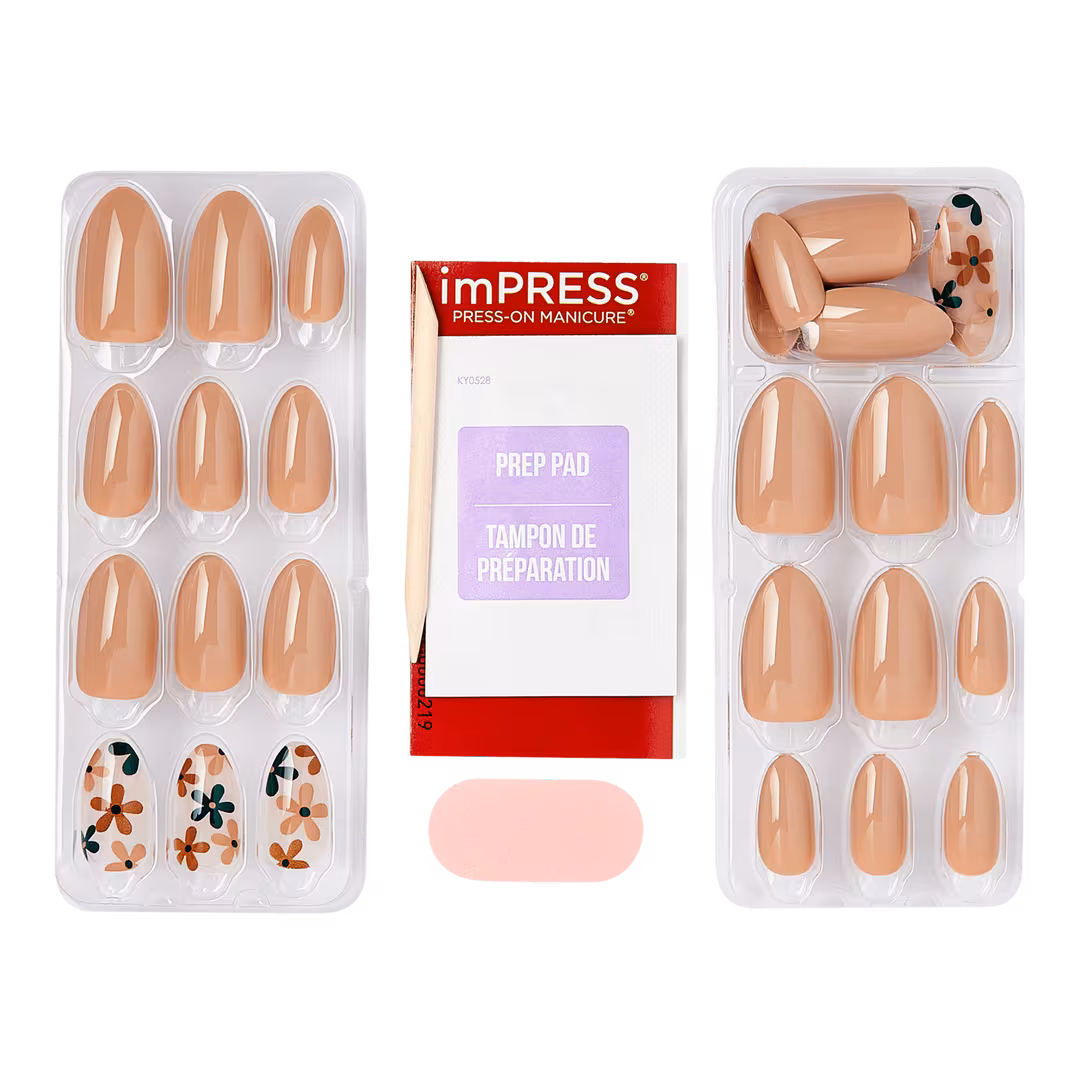 Kiss  Impress Design Medium Almond Press On Nails, As It Was