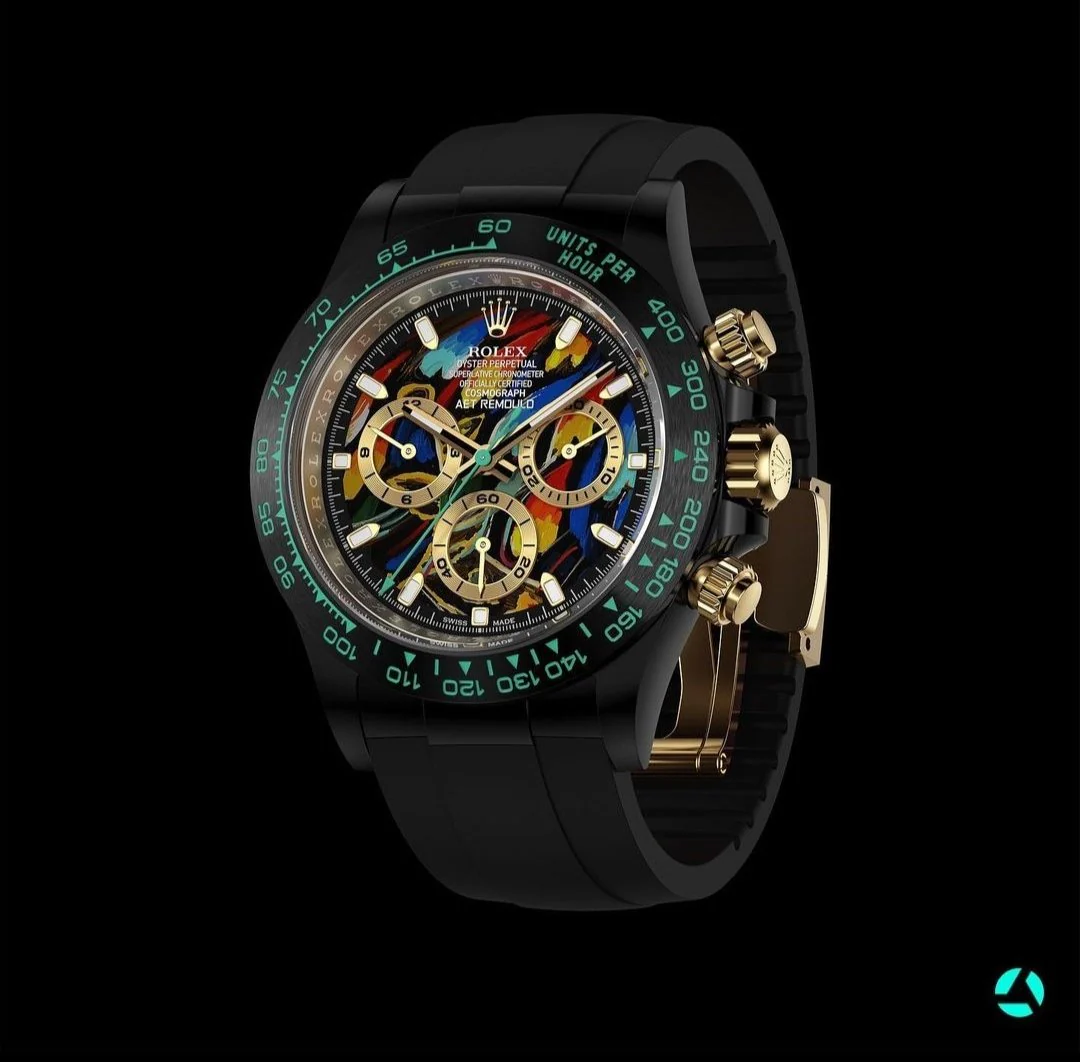 Rolex Watch DAYTONA CUSTOM 40MM AET PICASSO BLACK CASE Watch