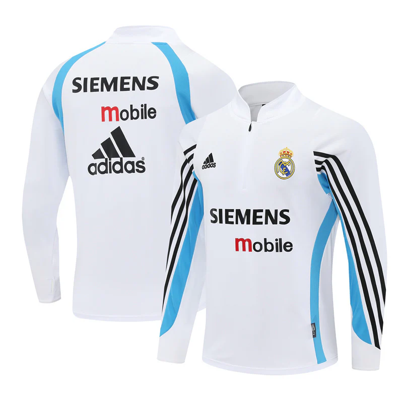 Real Madrid Training Jacket Men 2003 2004 White