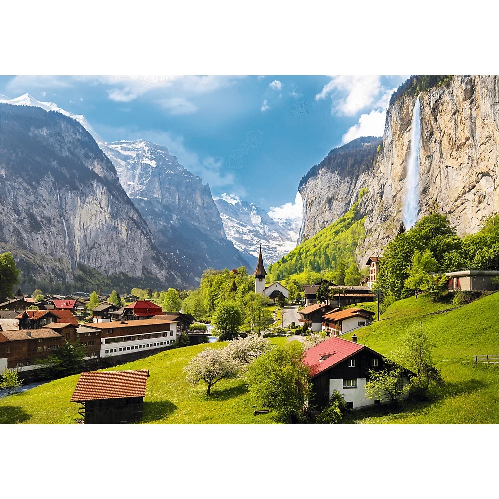 Puzzle 3000 El. Lauterbrunnen, Szwajcaria