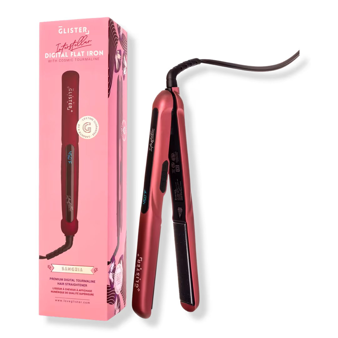 GLISTER  Interstellar Digital Cosmic Tourmaline Flat Iron