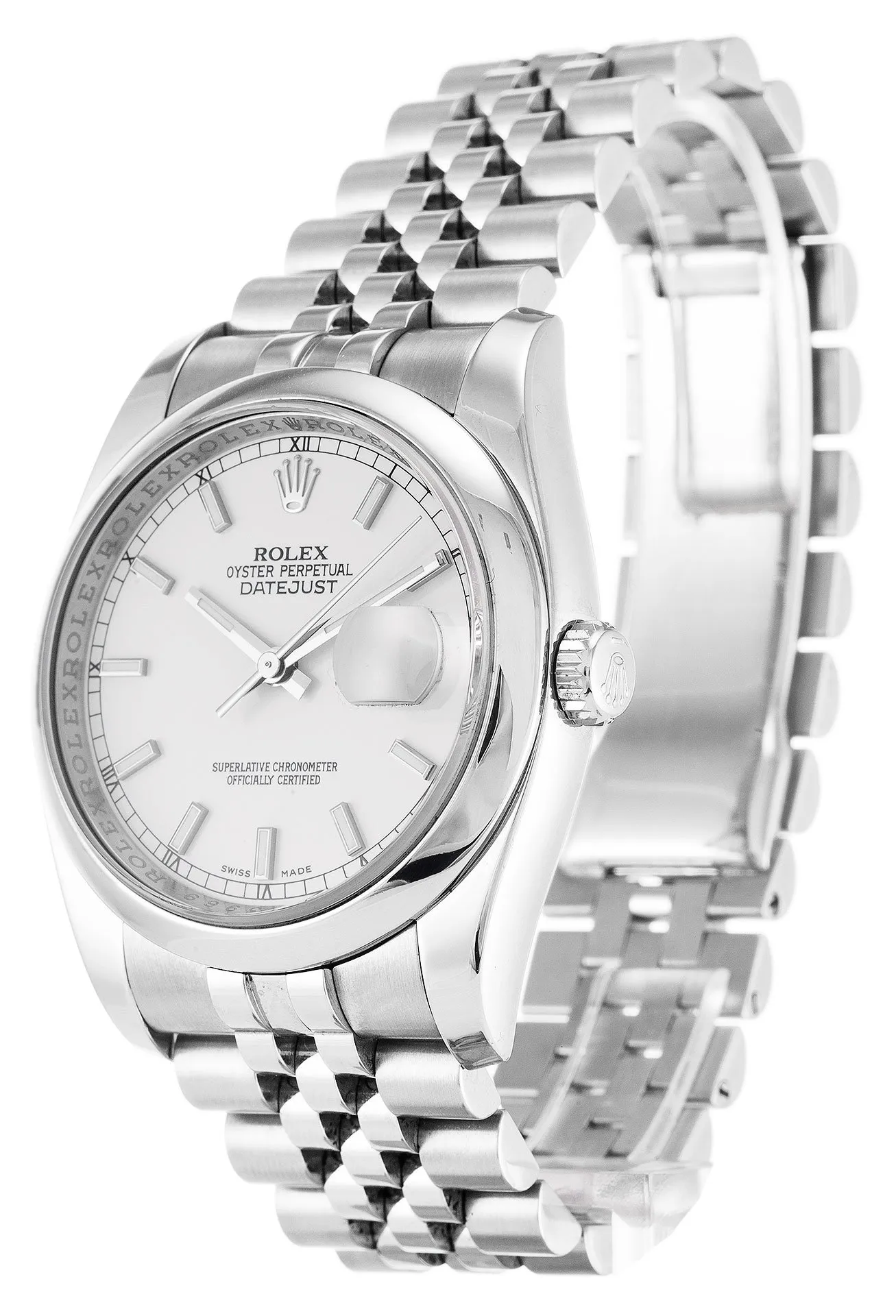 Rolex Datejust White Dial 116200