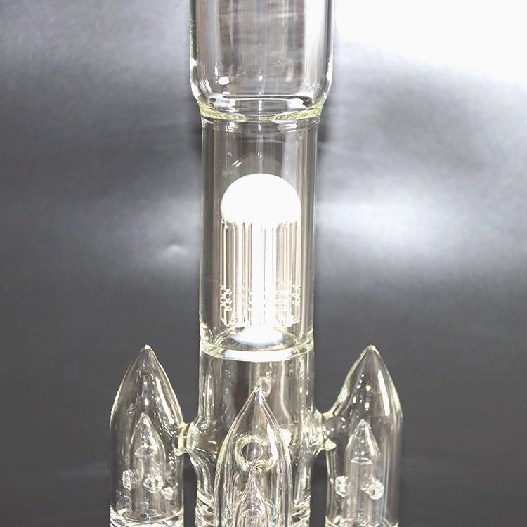11 Rocket Tree Perc Glass Bong