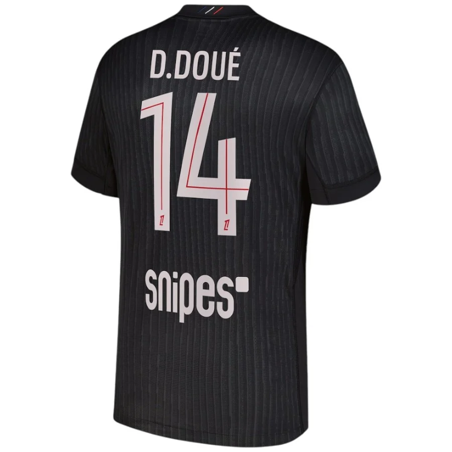 PSG Fourth D.Doué Jersey Men 2025 2026