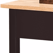 Easyfashion 40" W Kitchen Island Cart with Storage, White