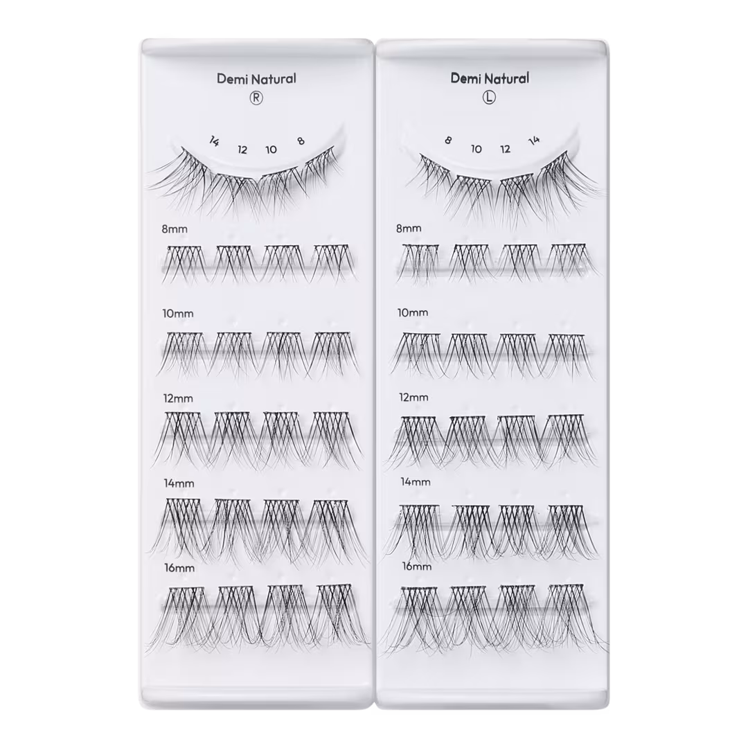 Kiss  imPRESS Long Lasting Pre-Glued Lash Clusters Kit