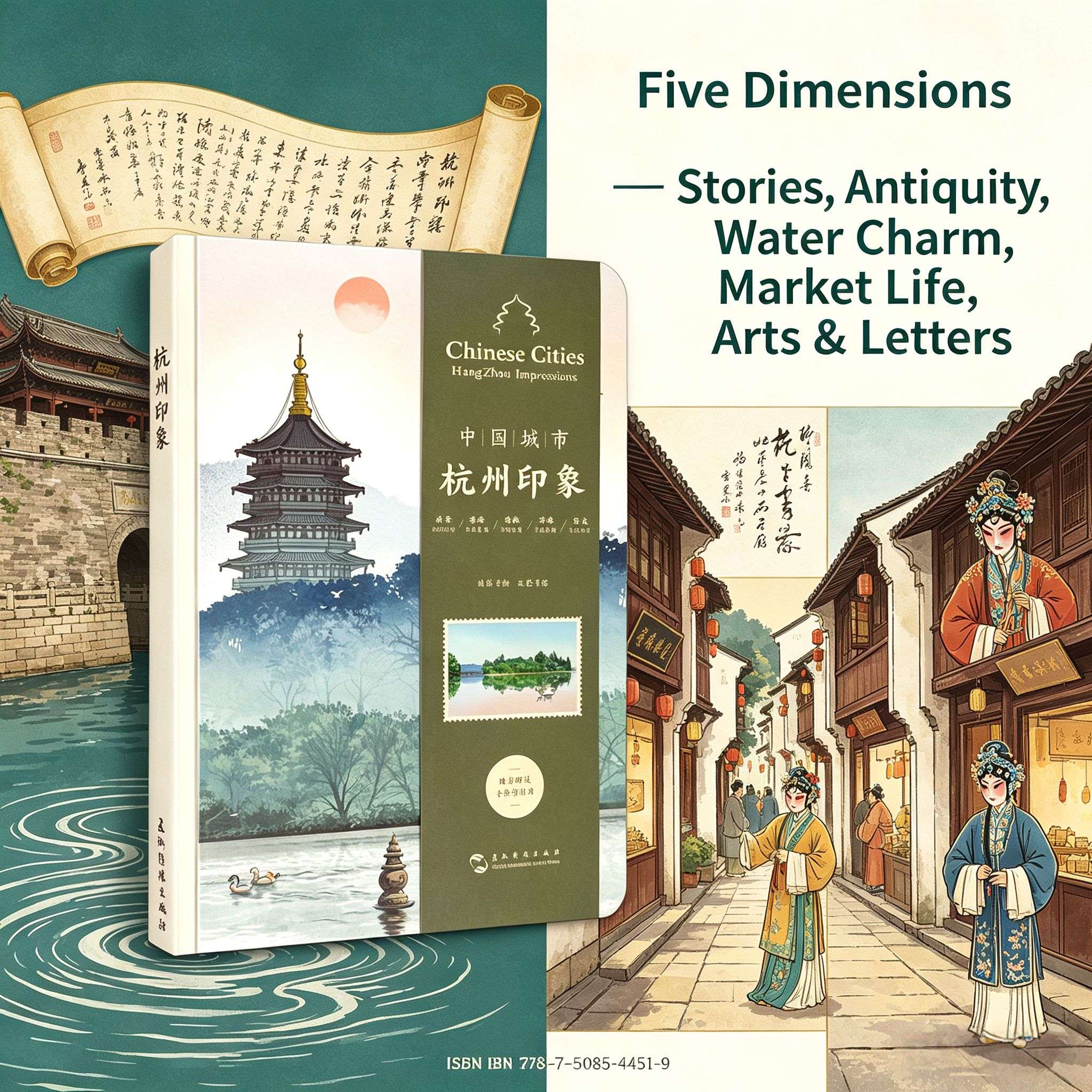 China City Impressions: Hangzhou (Bilingual Chinese-English) — A Travel Journal & Cultural Guide
