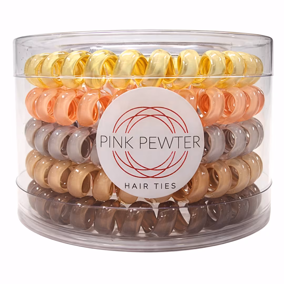Pink Pewter  Everyday Neutral Hair Twists in Cylinder