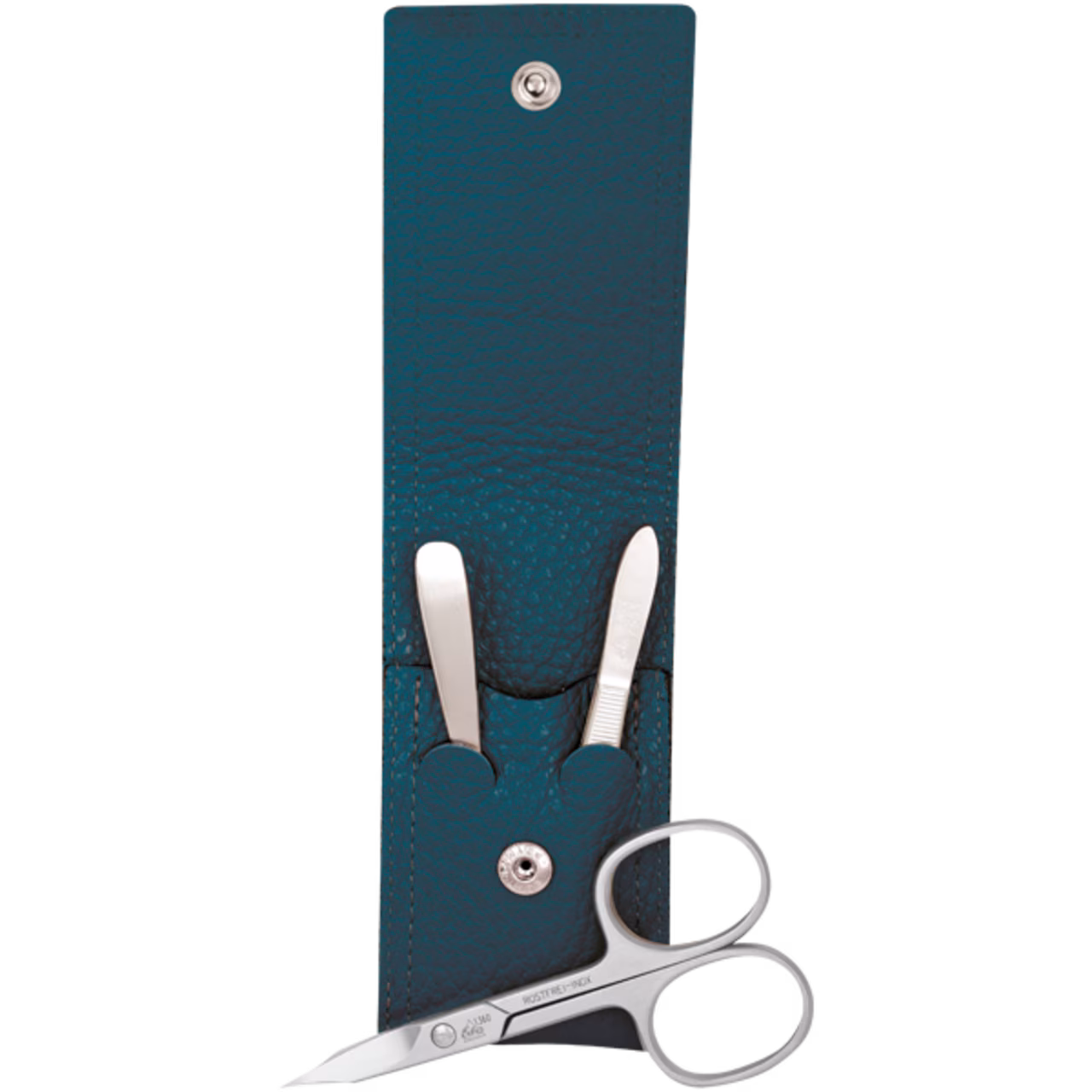 Inox Druckknopf-Etui Petrol