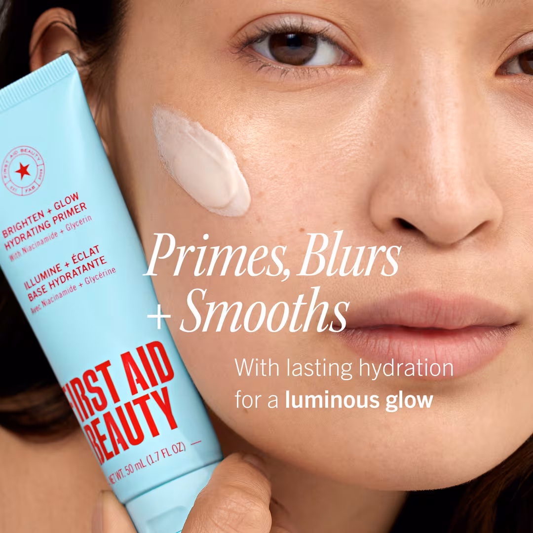 First Aid Beauty  Brighten + Glow Hydrating Primer with Niacinamide + Glycerin