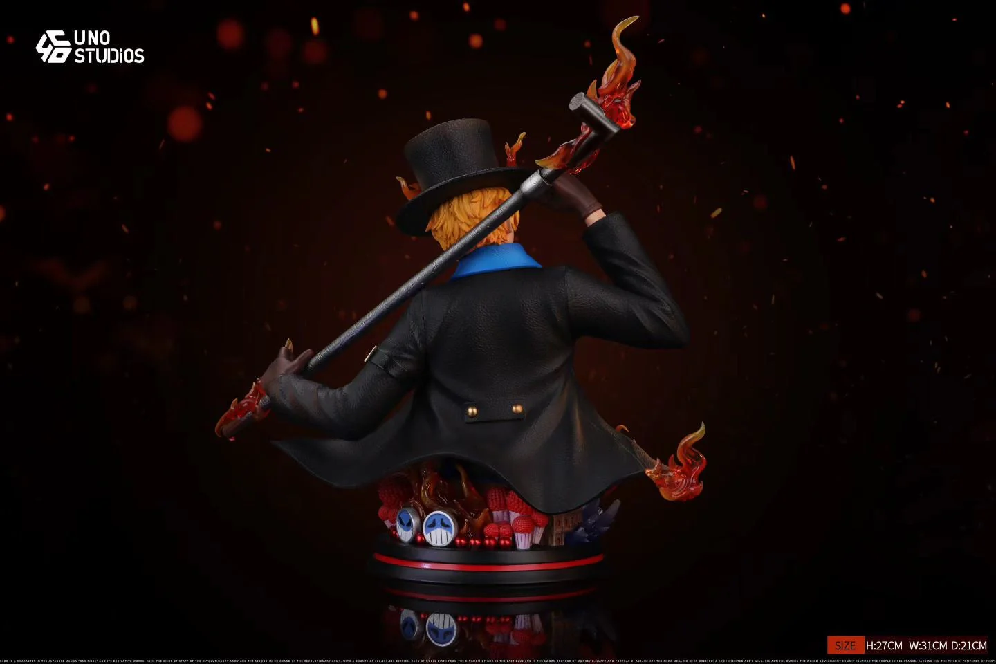 UNO Studio - Sabo Desk Display Bust | 萨博 桌摆件胸像