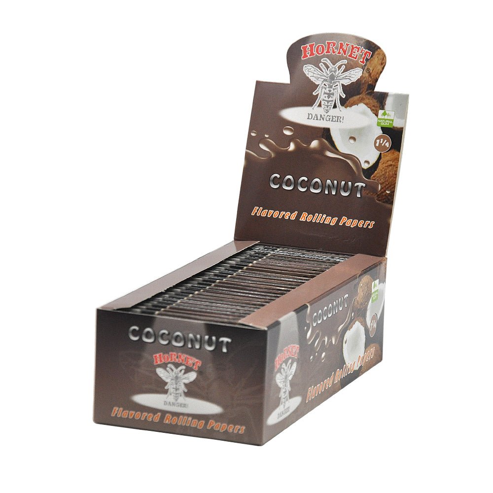 Hornet Coconut Flavored Rolling Paper Box of 50 Booklets/2500 sheets