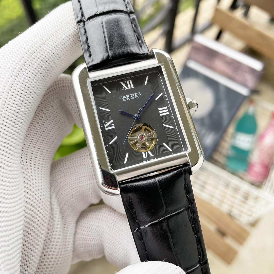 Cartier Watch TANK SOLO 40MM STEEL CASE TOURBILLON