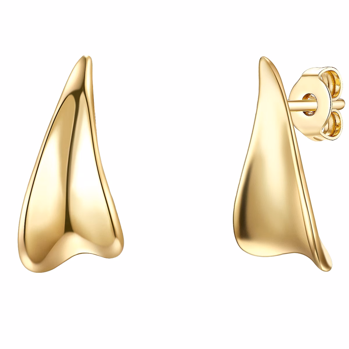Ohrstecker Sterling Silber in Gelbgold