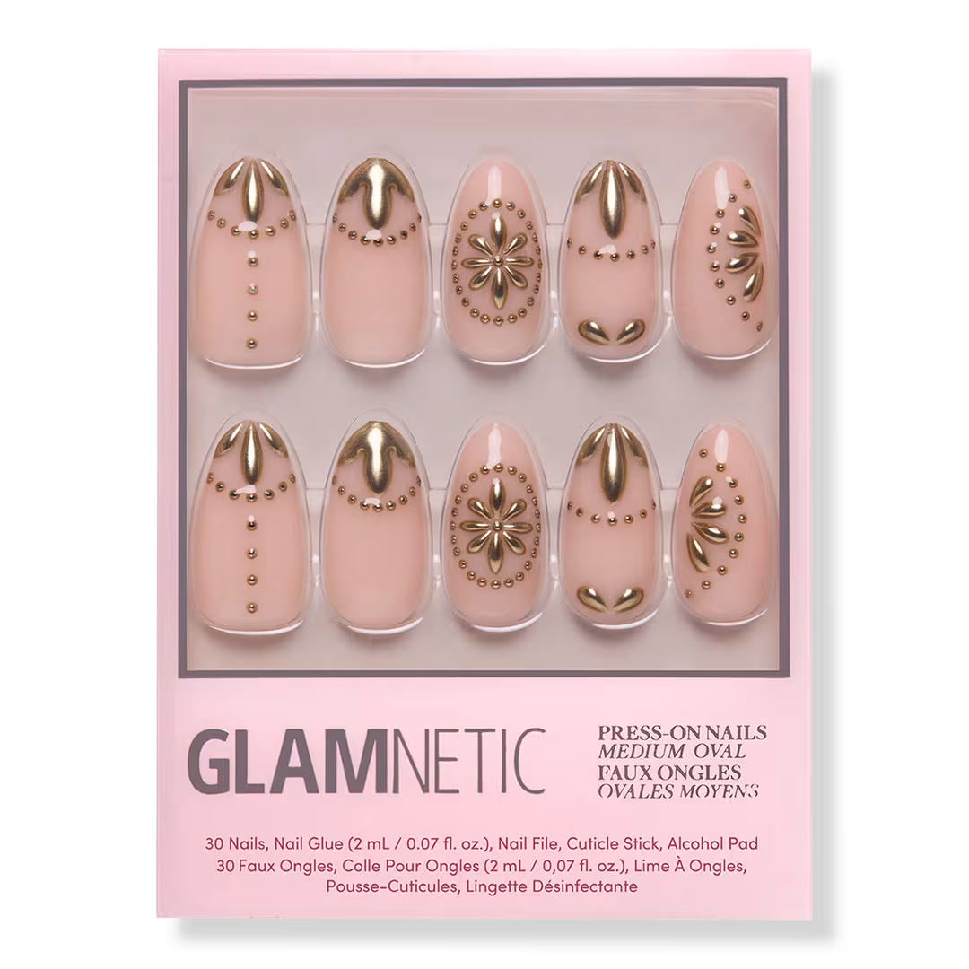 Glamnetic  Athenian Gold Press-On Nails