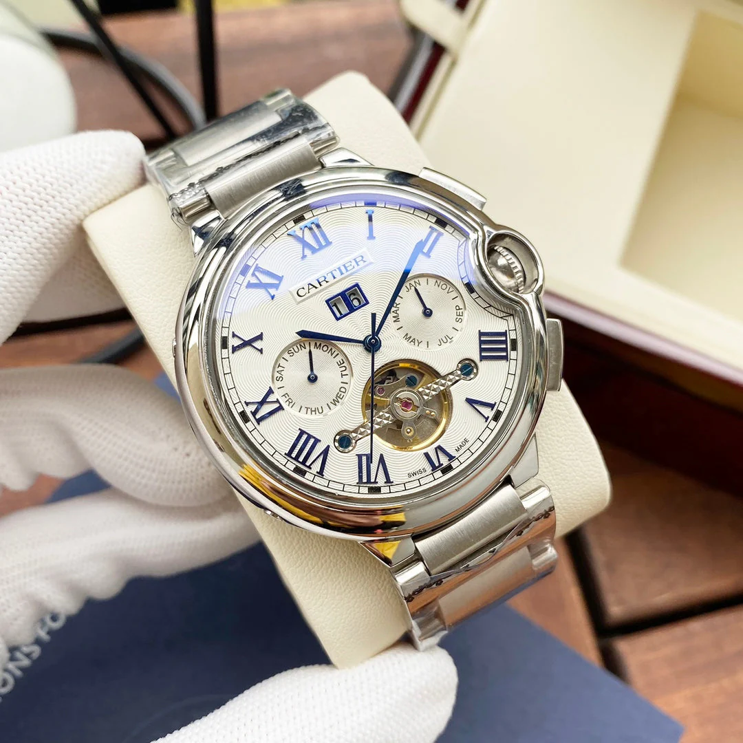 Cartier Watch Ballon Bleu 44mm Silver