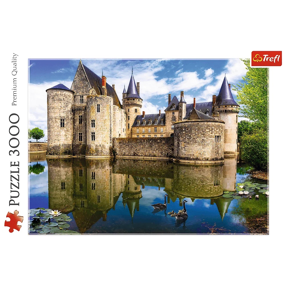 Puzzle 3000 El. Zamek W Sully-Sur-Loire, Francja