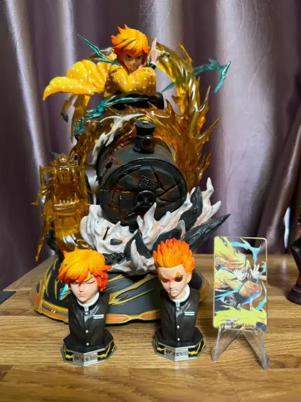 Kimetsu No Yaiba Silver Fox x Cheng Studio Zenitsu Agatsuma Resin Statue