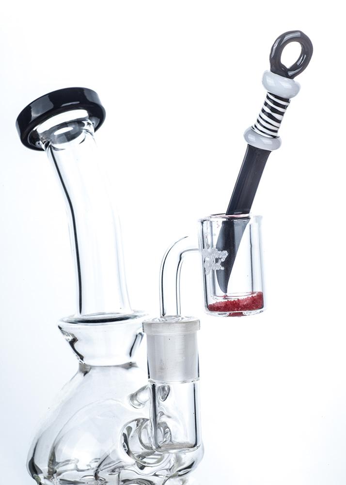Thermochromic Banger Red Glass - By Puffing Bird
