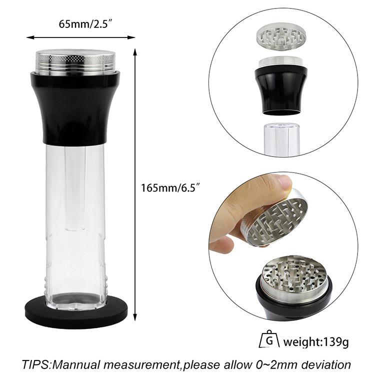 Zinc Alloy 4 Piece Cone Filler Weed Grinder