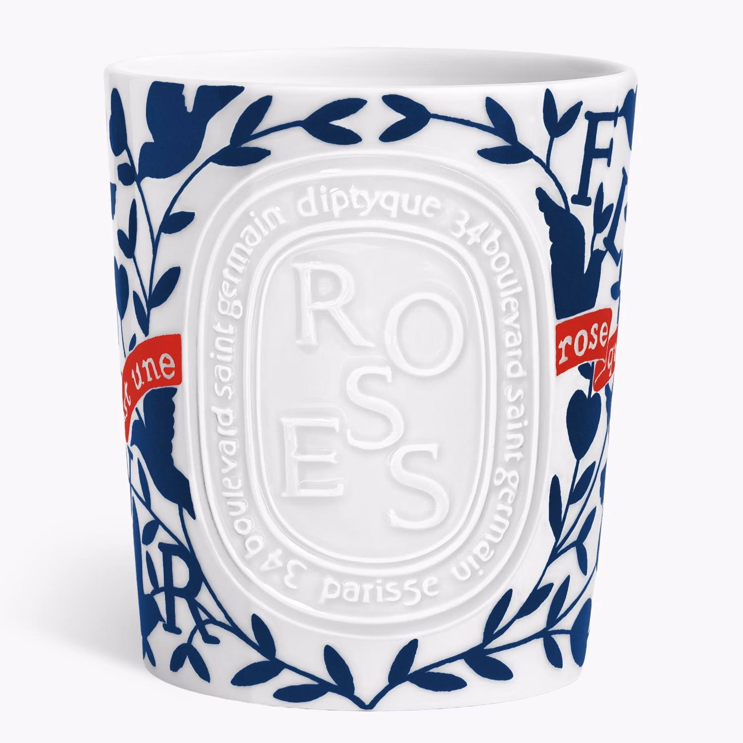 Limited Valentines Roses Large Candle