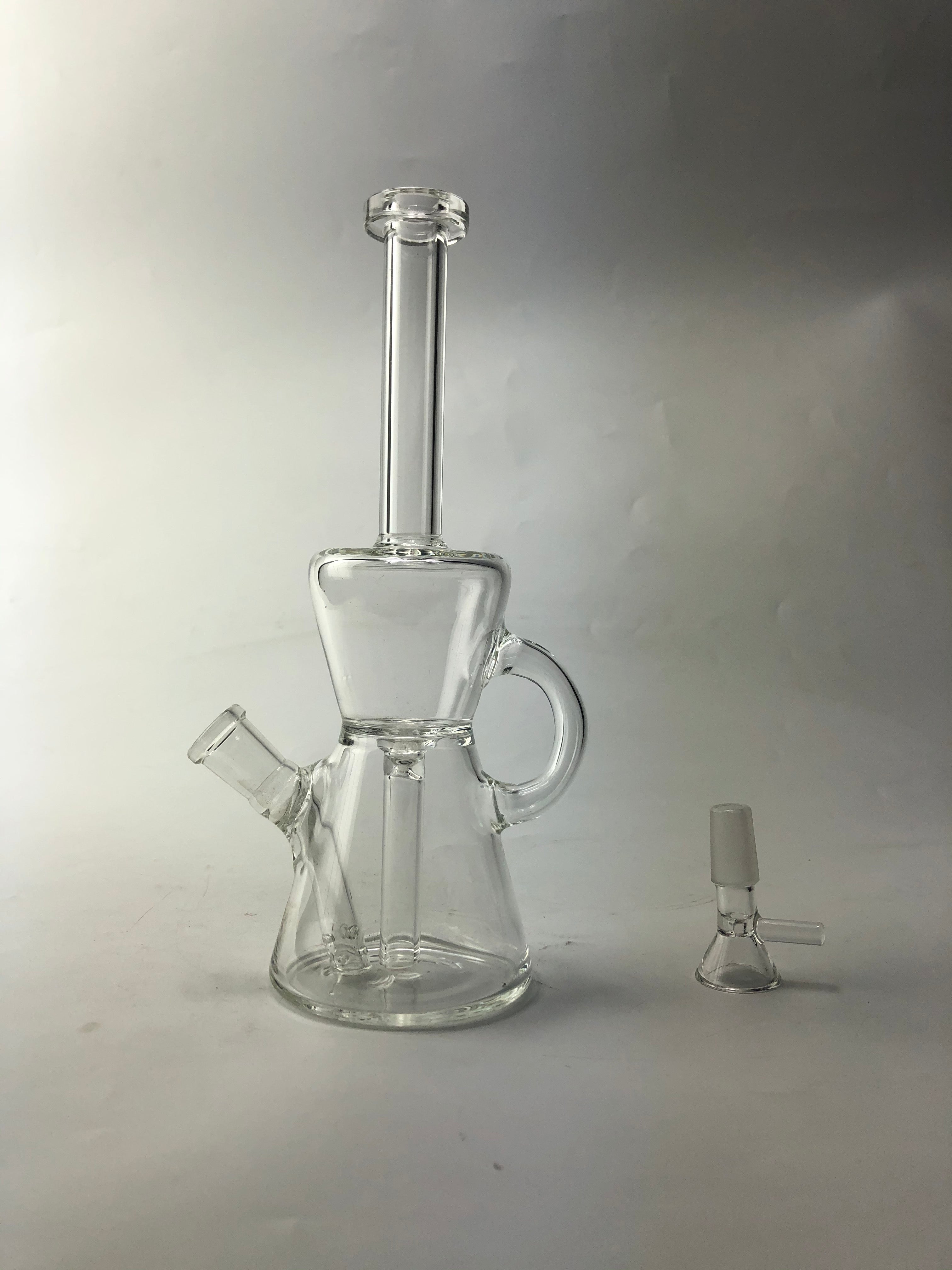 9 Glass Recycler Dab Rig
