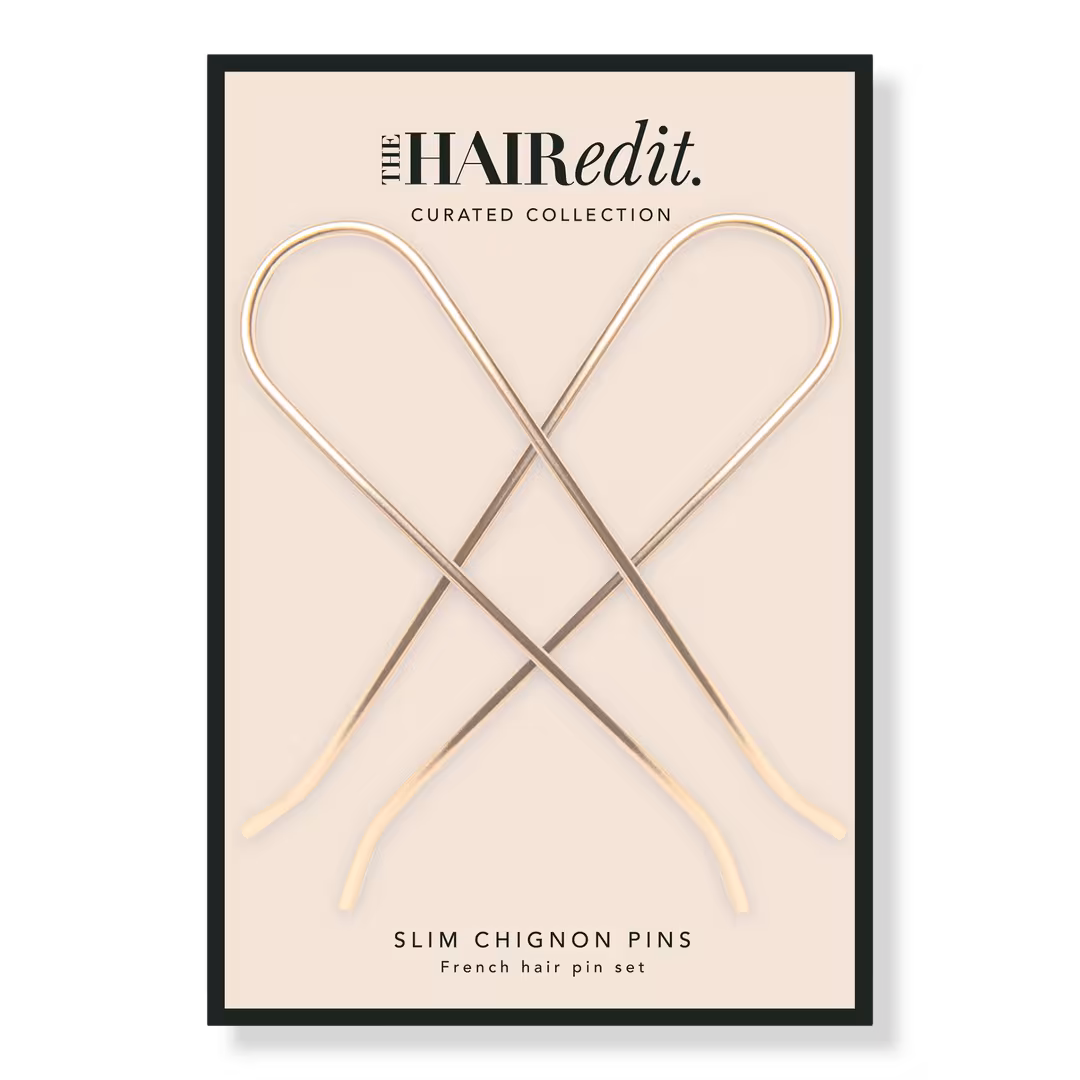 The Hair Edit  Slim Chignon French Hair Pins