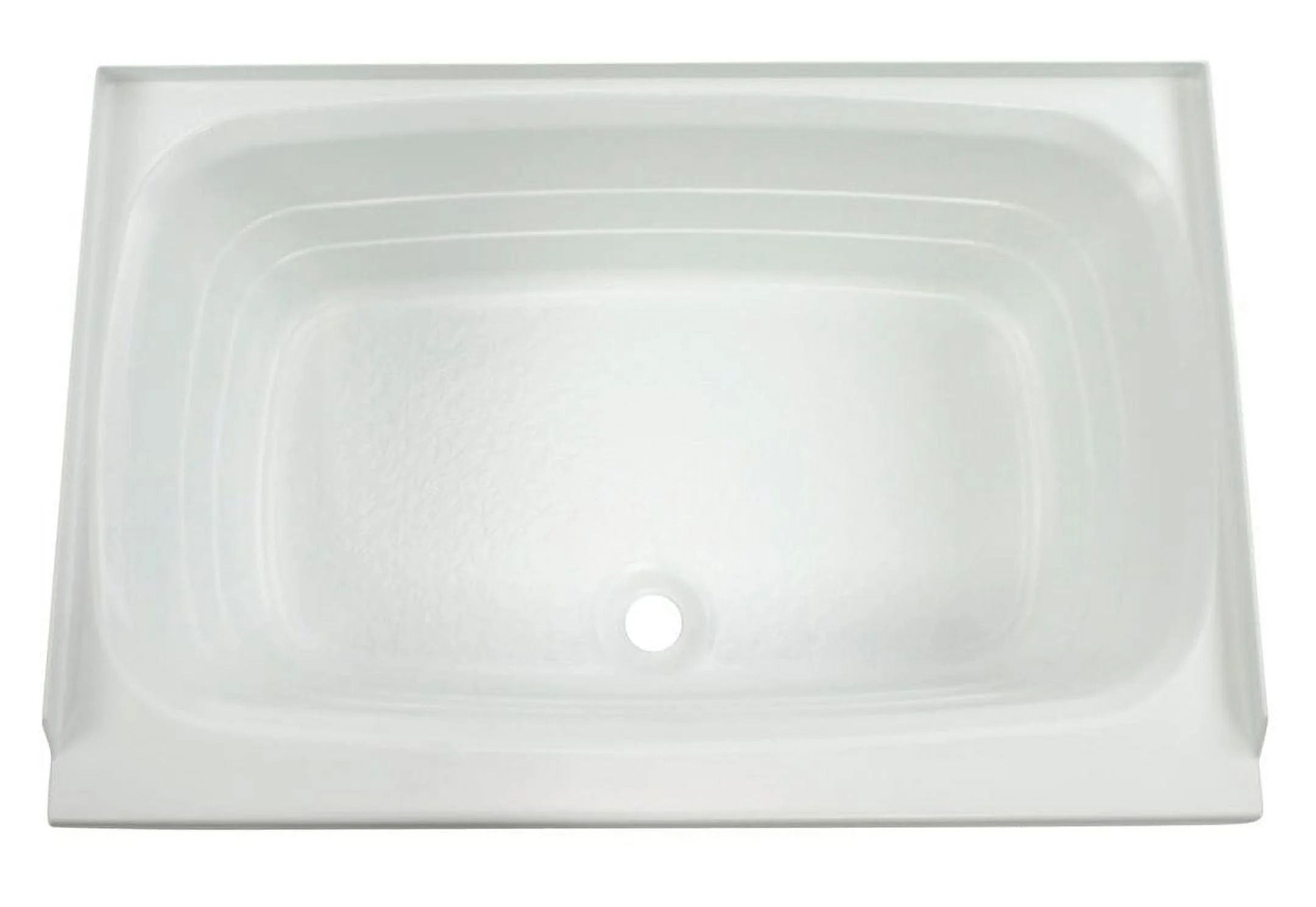Lippert 209648 Sinks Better Bath 24" X 36" Rv Bath Tub Center Drain White