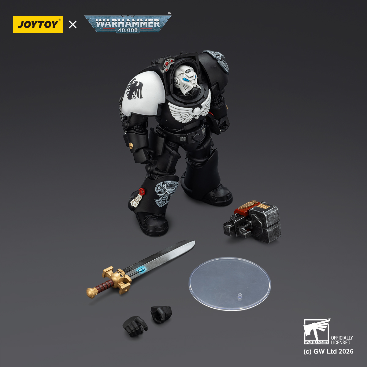 JOYTOY Warhammer 40k 1: 18 Raven Guard Terminators - JOYTOY WORLD
