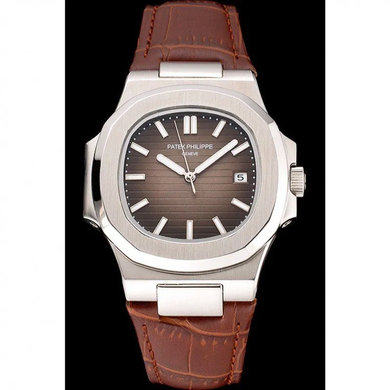 Replica Nautilus 5711G-011 Patek Philippe Dial Black 40 mm, Stainless Steel