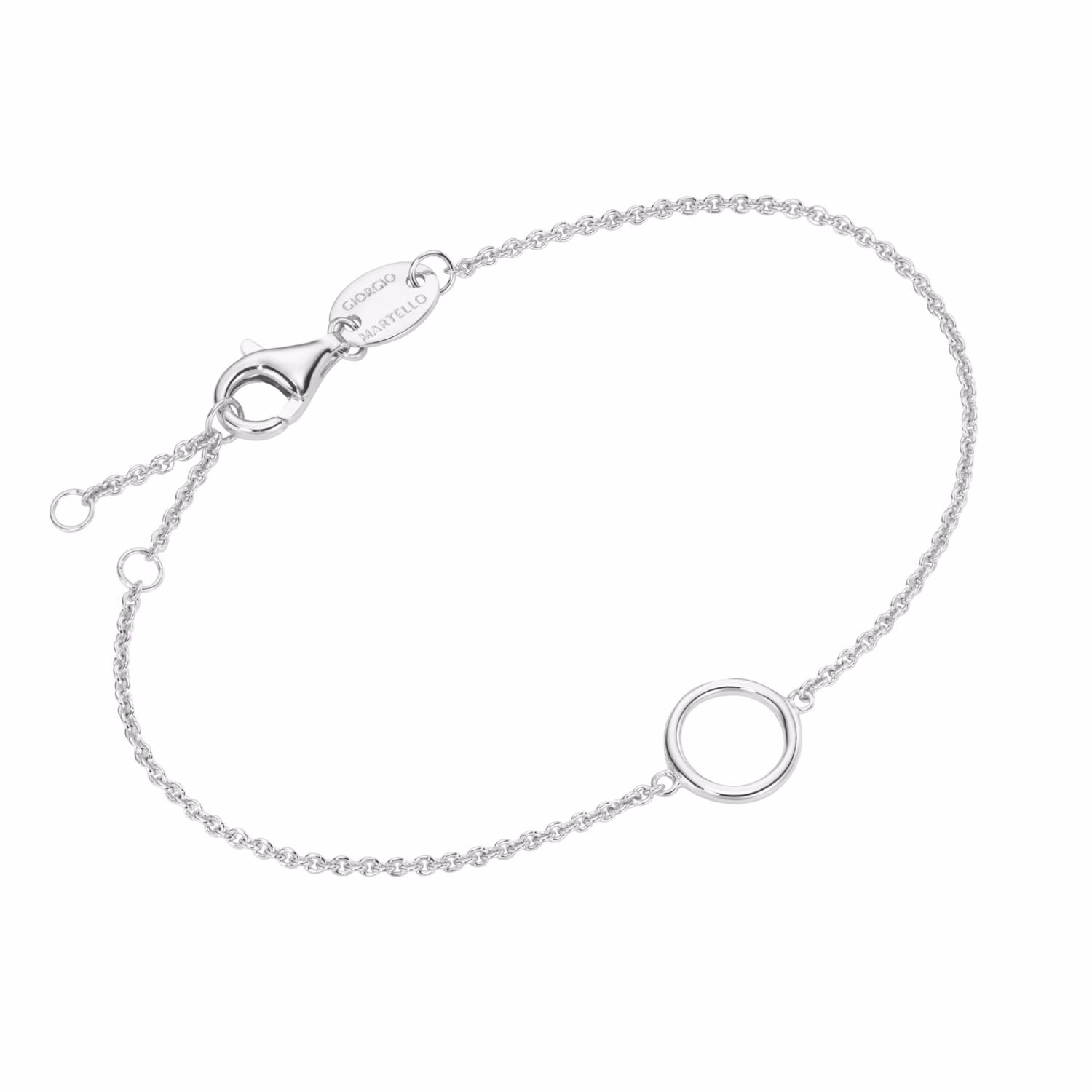 Armband für Charms, Kreis Element, Silber 925