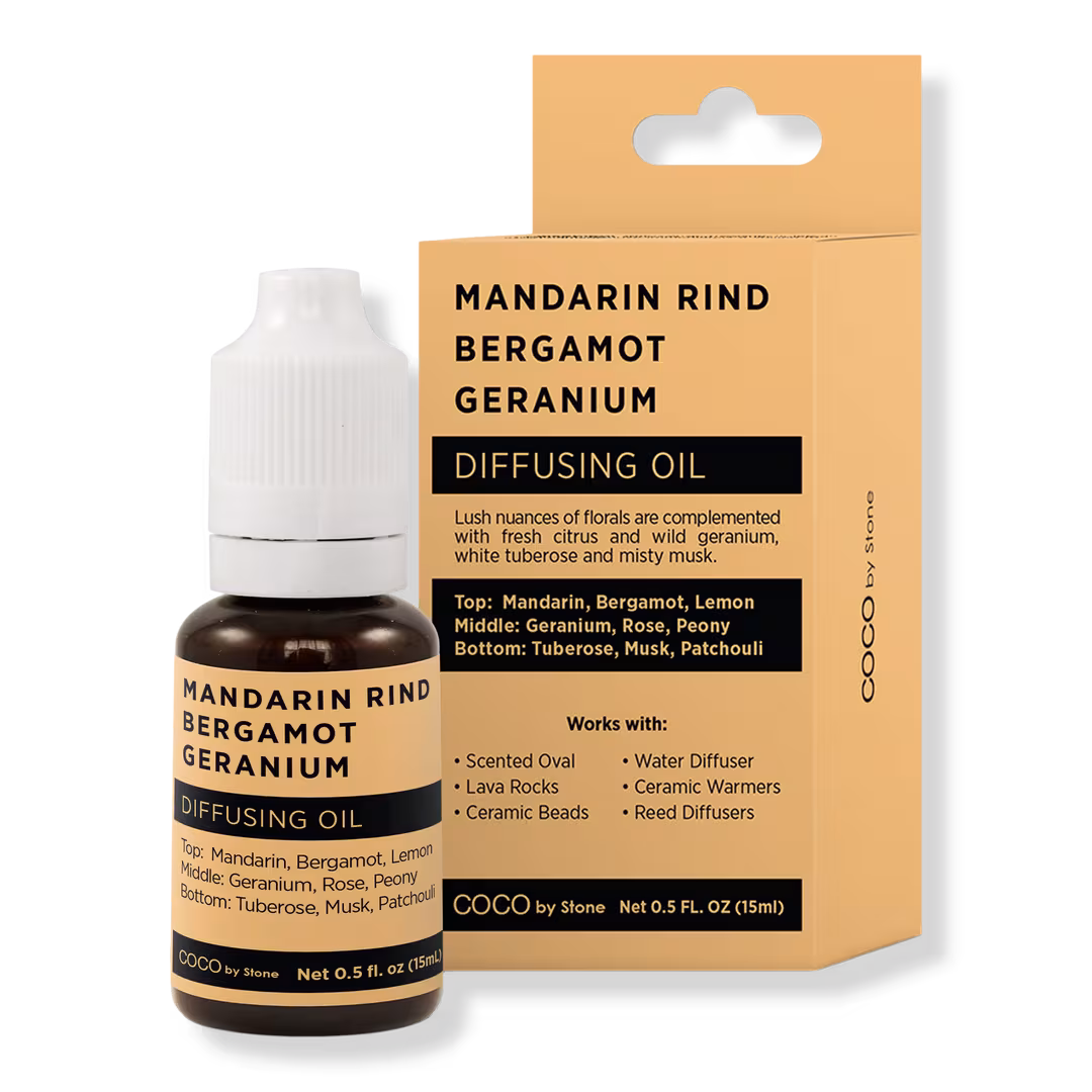 COCO by Stone  Mandarin Rind Bergamot Geranium Diffusing Oil