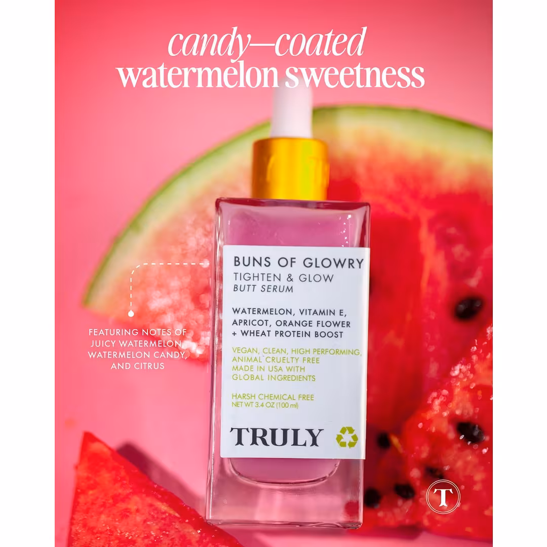 Truly  Buns Of Glowry Tighten & Glow Butt Serum