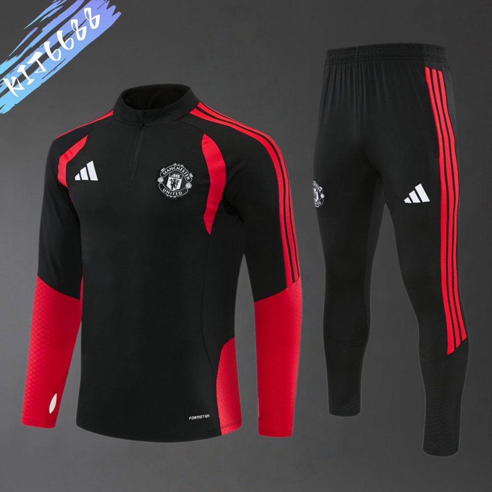 2026/2027 Manchester United  Half Zip Training Kit (Adult Kids Kit)